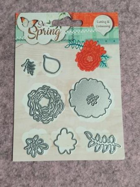 Stanzschablone Blume