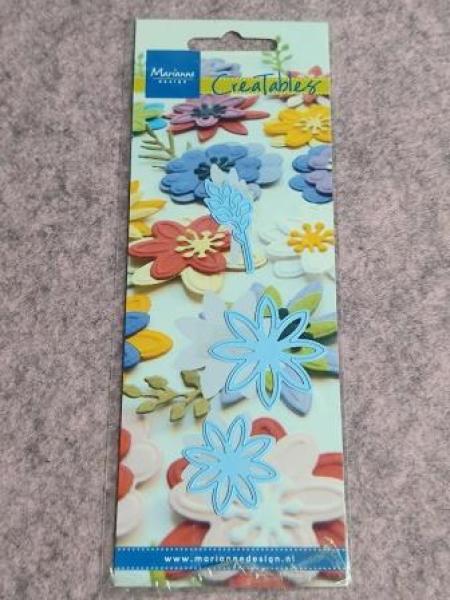 Stanzschablone Blumen