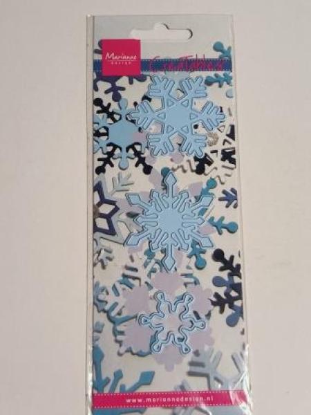 Stanzschablone Schneeflocken