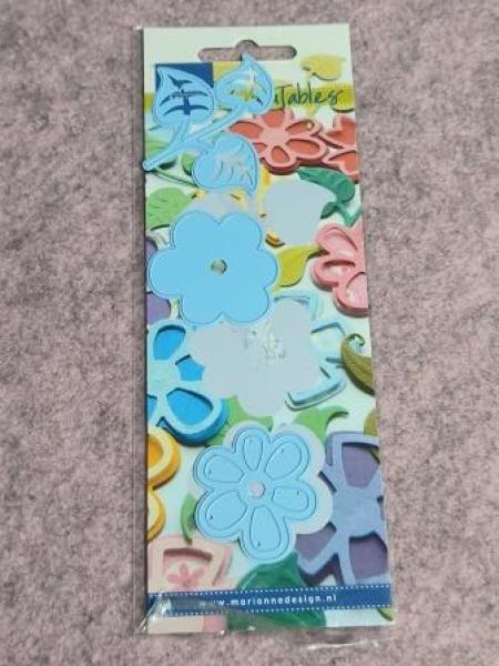 Stanzschablone Blumen