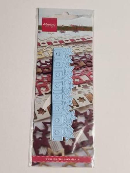 Stanzschablone Sternenkante