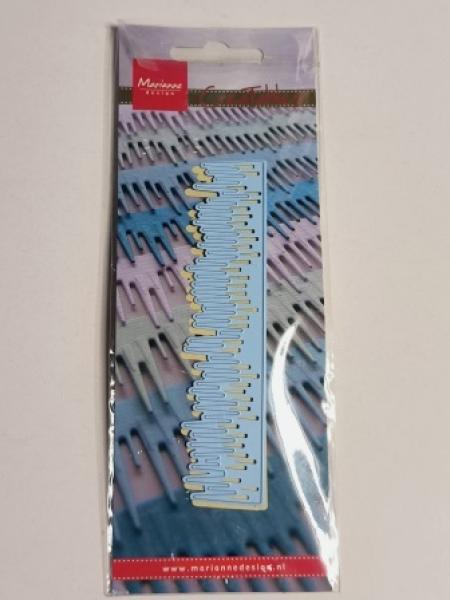 Stanzschablone Eiszapfen