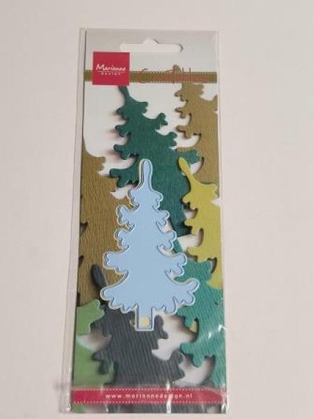 Stanzschablone Tanne