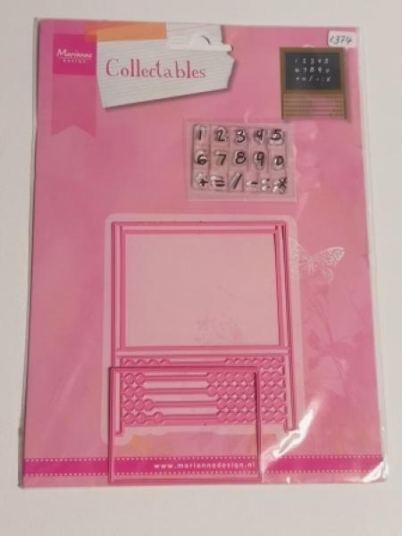 Stanzschablone Schultafel