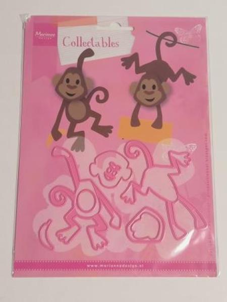 Stanzschablone Affen