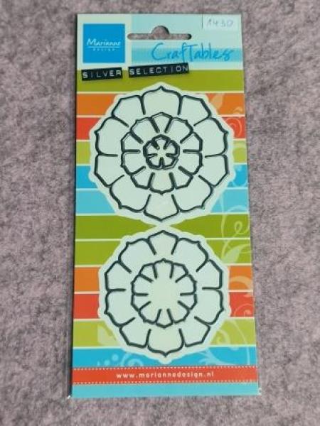 Stanzschablone Blumen