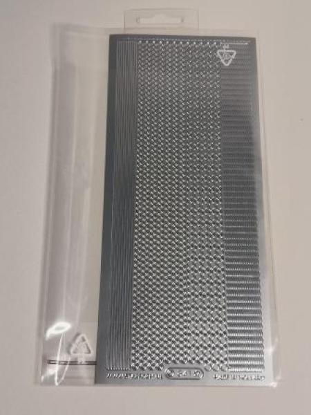 Konturensticker silber