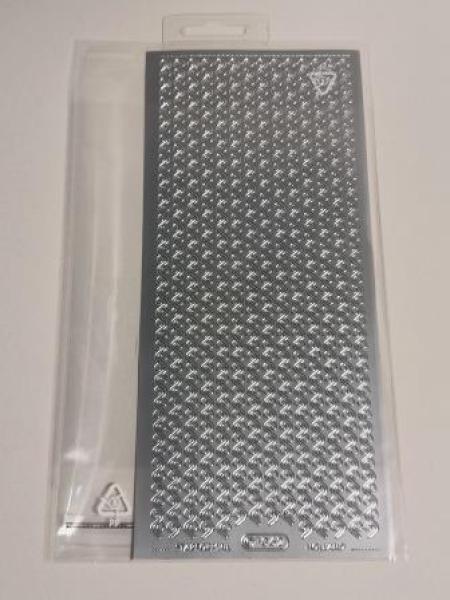 Konturensticker silber