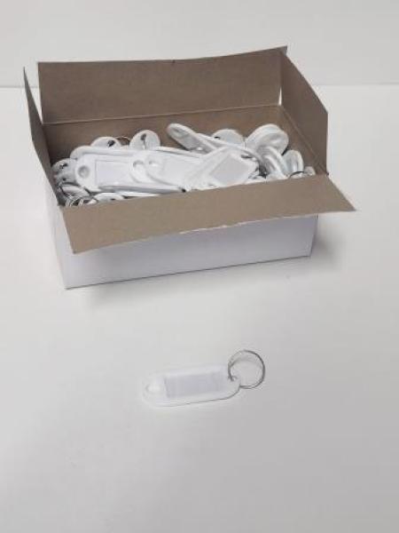 100 pavo Schlüsselanhänger weiß