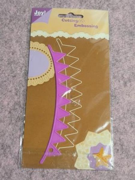 Stanzschablone Wimpelkette