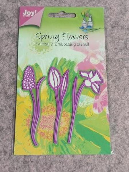 Stanzschablone Blumen