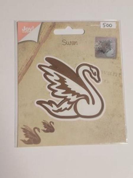 Stanzschablone Schwan
