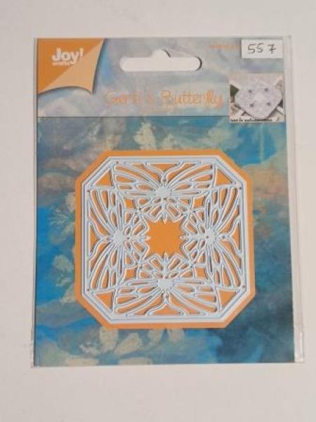 Stanzschablone Schmetterlingbordüre