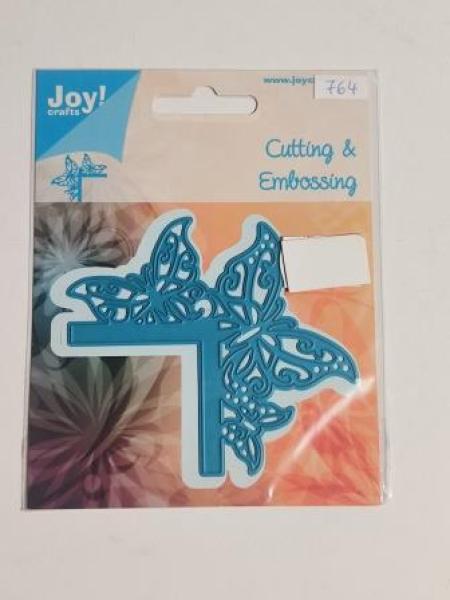 Stanzschablone Schmetterlingecke