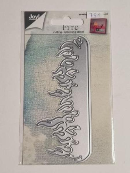 Stanzschablone Feuer