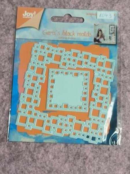 Stanzschablone Blockformen