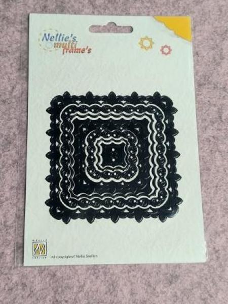 Multi Frame Die MFD029 Square Lilly