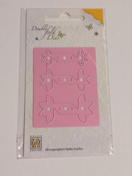 Double Fold Dies DFD007 "flower open"