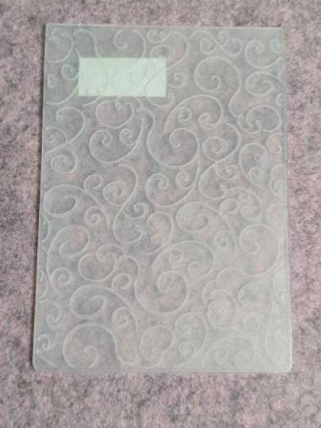 Embossing folder- swirls