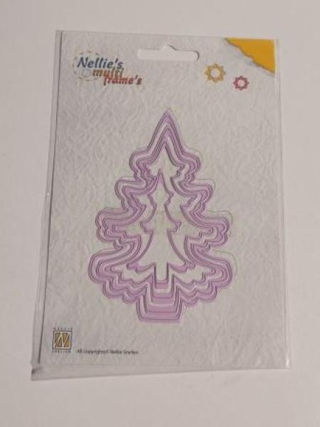 Nellie Snellen - Multi Frame Die 045 - Christmas tree-2