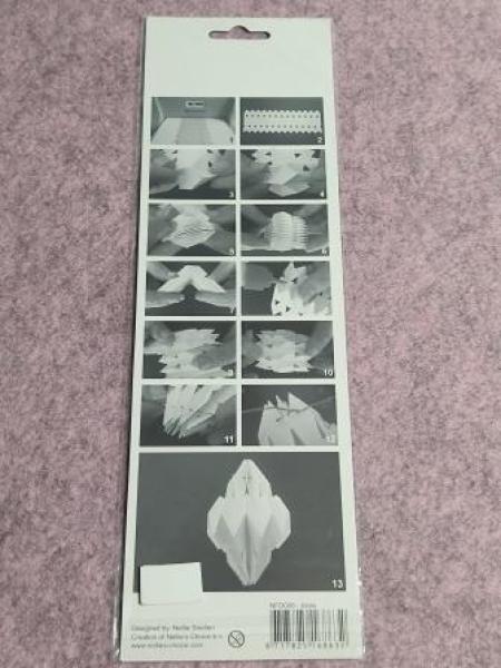 Nellie`s Rosette Folding Die oval ball