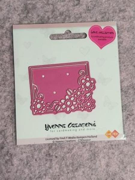 Die - Yvonne Creations - Love - Flowerframe