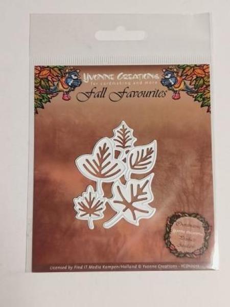 Stanzschablone Blätter