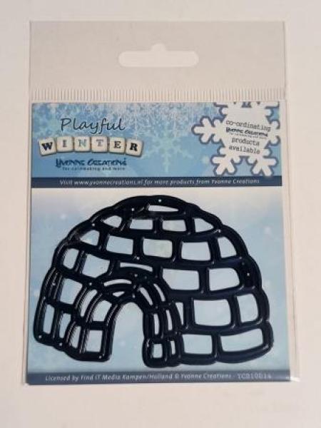 Die - Yvonne Creations - Playful Winter - Igloo
