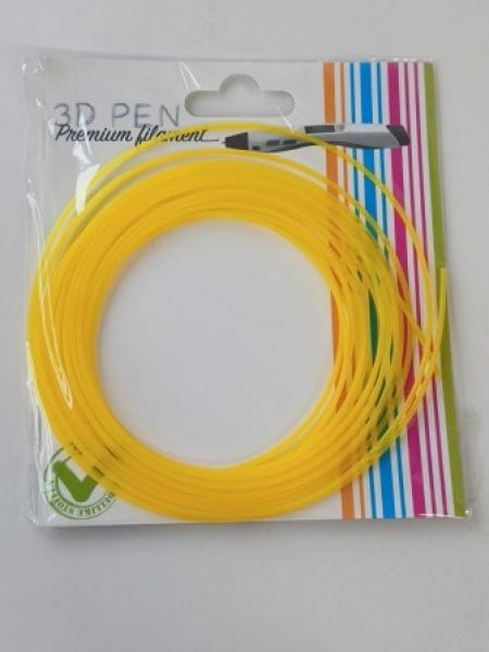 3D Pen filament - 5M - Geel fluor