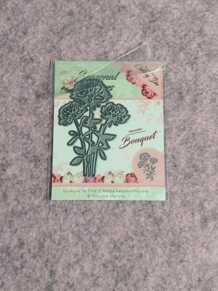 Stanzschablone Blumenstrauss