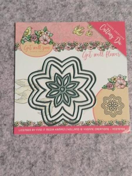 Stanzschablone Blumen