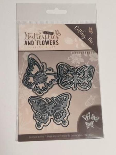 Die - Jeanine's Art - Classic Butterflies and Flowers - Butterflies