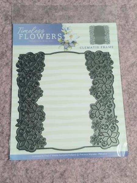 Dies - Precious Marieke - Timeless Flowers - Clematis Frame