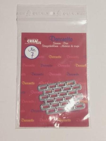 Stanzschablone Mauer