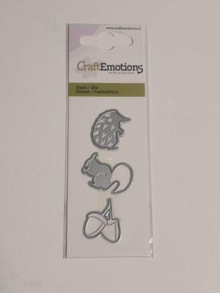 Stanzschablone Waldtiere