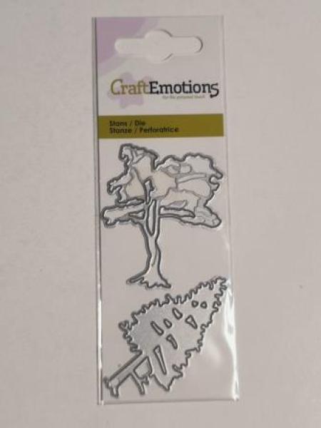 Stanzschablone Bäume