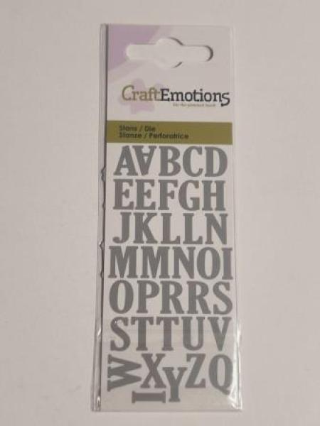 Stanzschablone Alphabet