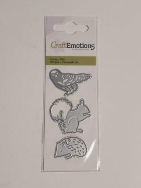 Stanzschablone Waldtiere