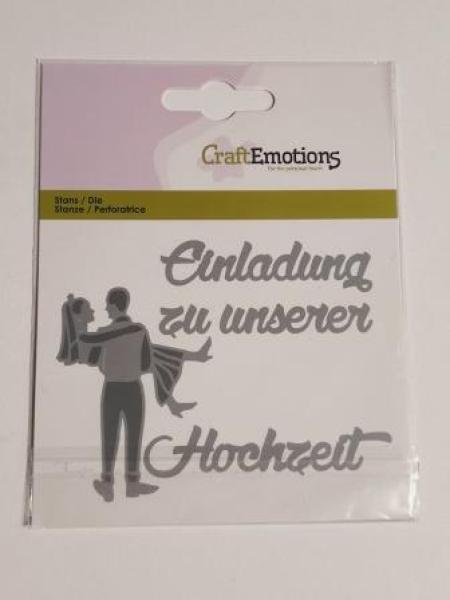 Stanzschablone Einladung Hochzeit