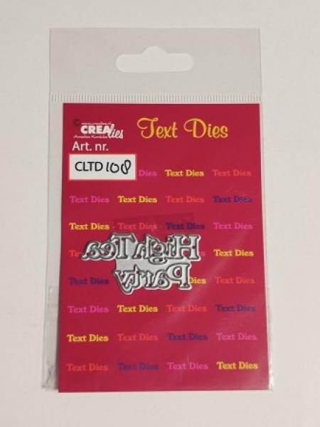 Stanzschablone Teeparty