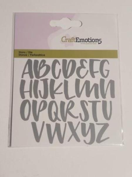 Stanzschablone Alphabet