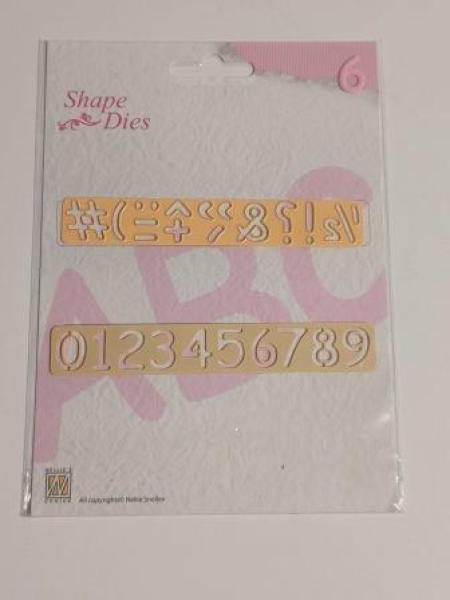 Shape Dies - Numbers & punctuation marks