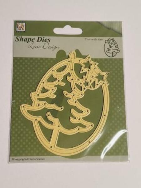 Shape Dies - Lene Design - Tree with stars