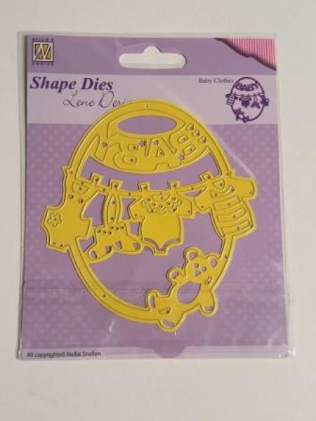 Shape Dies - Lene Design - Frame Baby-clothes-bear