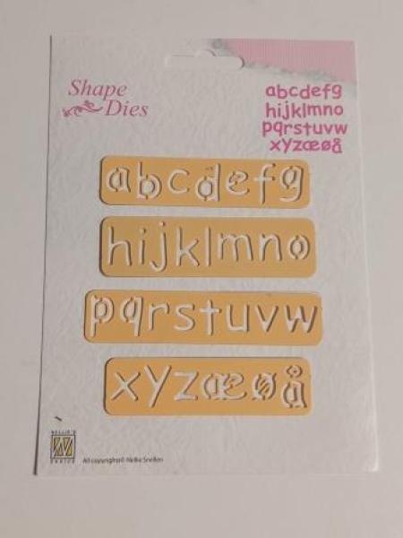 Shape die - Alphabet-2 - small