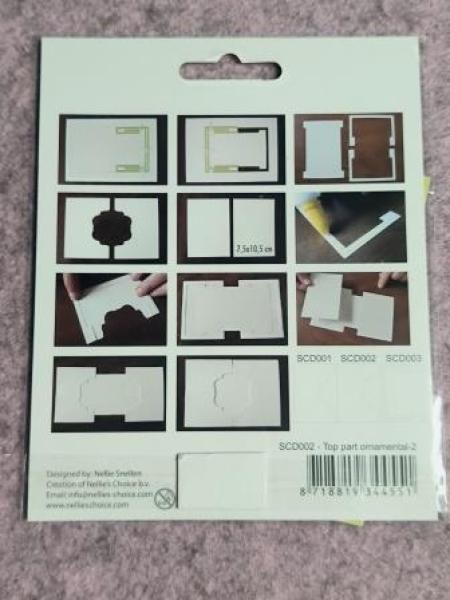 Sliding card Dies Top-part ornamental-2
