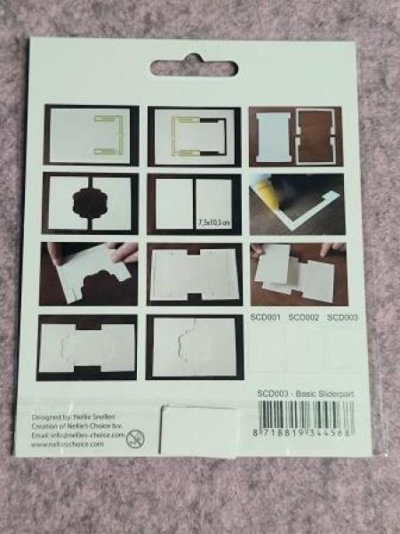 Sliding card Dies basic slider-part