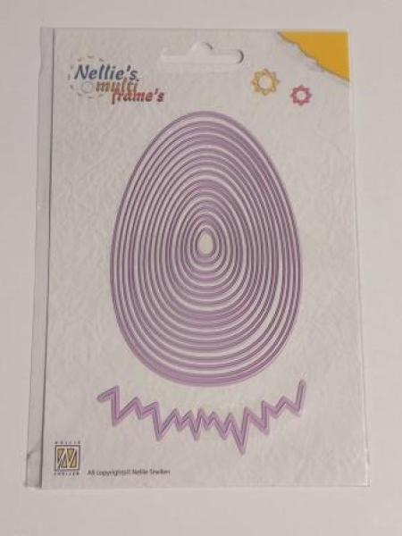 Multi Frame Dies - Straight Easter Egg