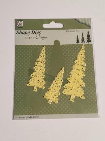 Shape Dies - Lene Design - Nellie Christmas trees