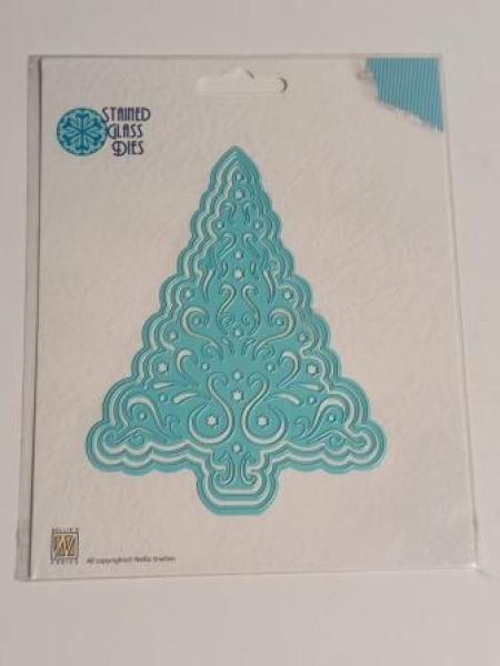 Stained Glass Dies - Christmas tree